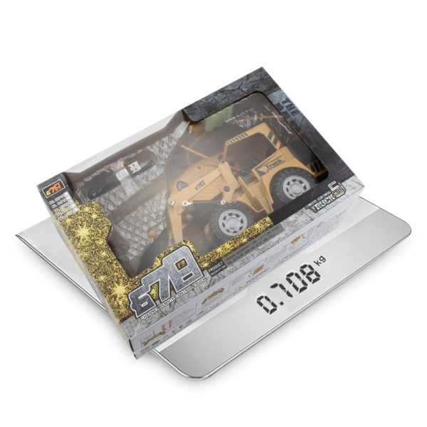 8073E 2.4G Remote Control 5-channel Simulation Open Road RC Engineering Truck Toy Gift - Image 6