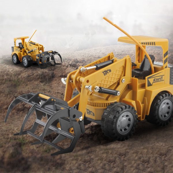 8074E 2.4G Remote Control 5-channel Simulation Grab Wood RC Engineering Truck Toy Gift - Image 5