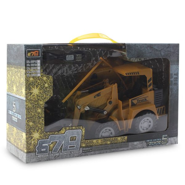 8074E 2.4G Remote Control 5-channel Simulation Grab Wood RC Engineering Truck Toy Gift - Image 4