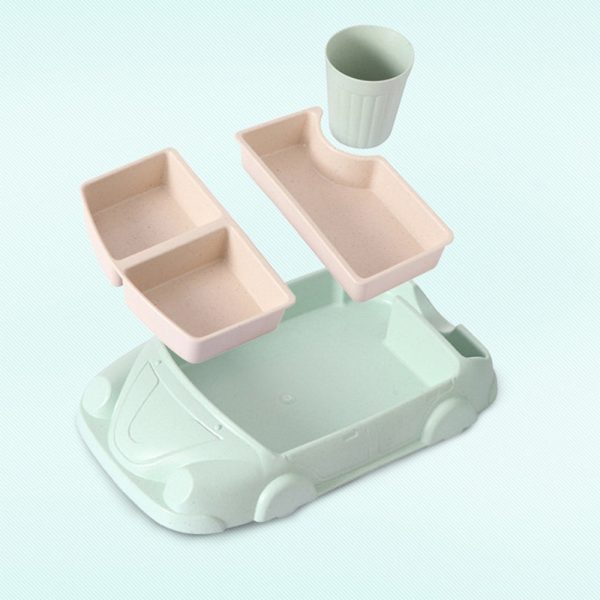 Baby Separated Bowl Creative Car Styling Tableware Breakfast Dinner Plate - Image 8