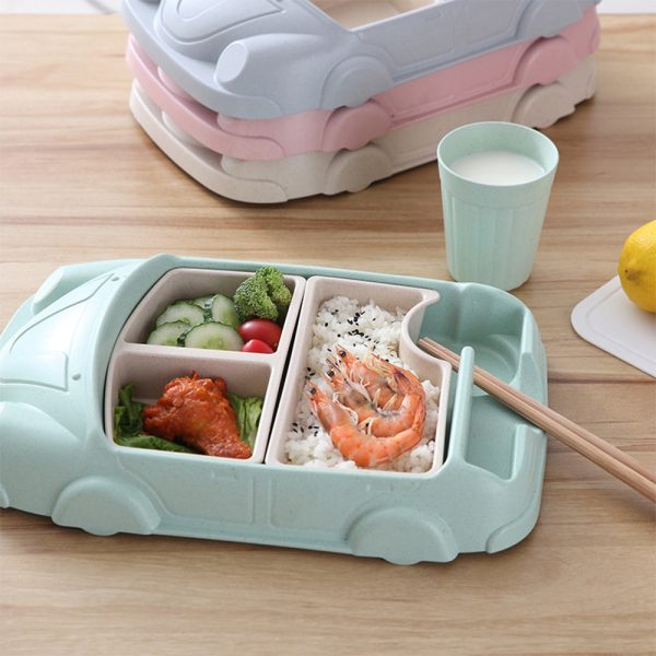 Baby Separated Bowl Creative Car Styling Tableware Breakfast Dinner Plate - Image 9