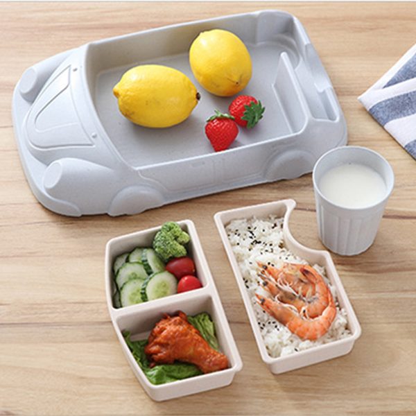Baby Separated Bowl Creative Car Styling Tableware Breakfast Dinner Plate - Image 5
