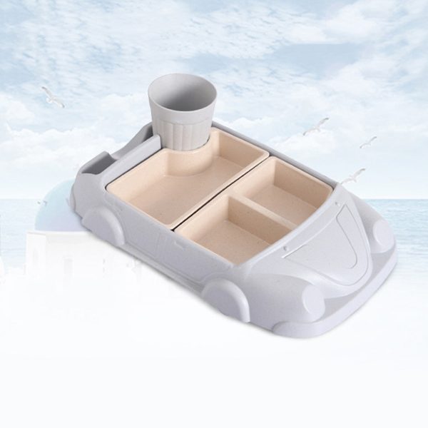 Baby Separated Bowl Creative Car Styling Tableware Breakfast Dinner Plate - Image 4