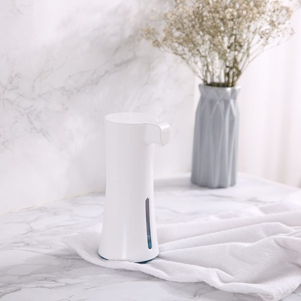 450ML Auto-induction Foam Soap Dispenser Infrared Sensor Fine Foam Transparent Design Indicator Button - Image 5
