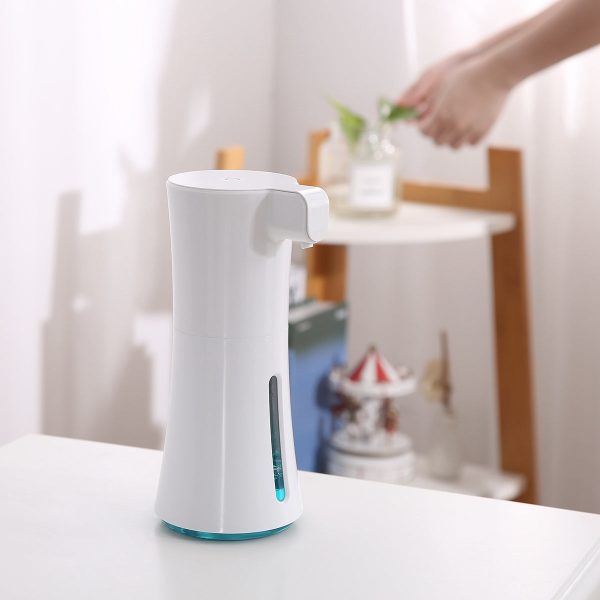 450ML Auto-induction Foam Soap Dispenser Infrared Sensor Fine Foam Transparent Design Indicator Button - Image 8