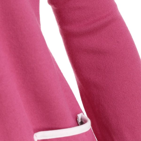 Cuffed Sleeves Heathered Pokcets Cardigan - Image 7