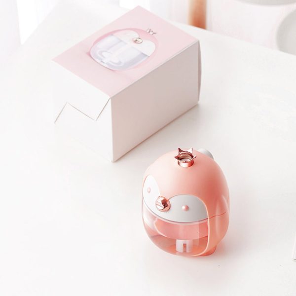 Cute Crown Penguin Air Humidifier Aroma Essential Oil Diffuser Night Lamp - Image 8