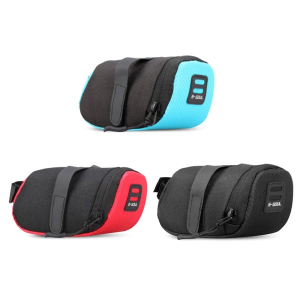 B-SOUL Bicycle Mountain Bike Folding Tail Pack Cushion Bag Cycling Equipment - Image 9