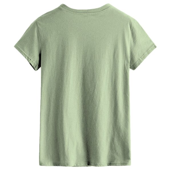 Banana Strip Printed Short Sleeve T-shirt for Women - Image 14