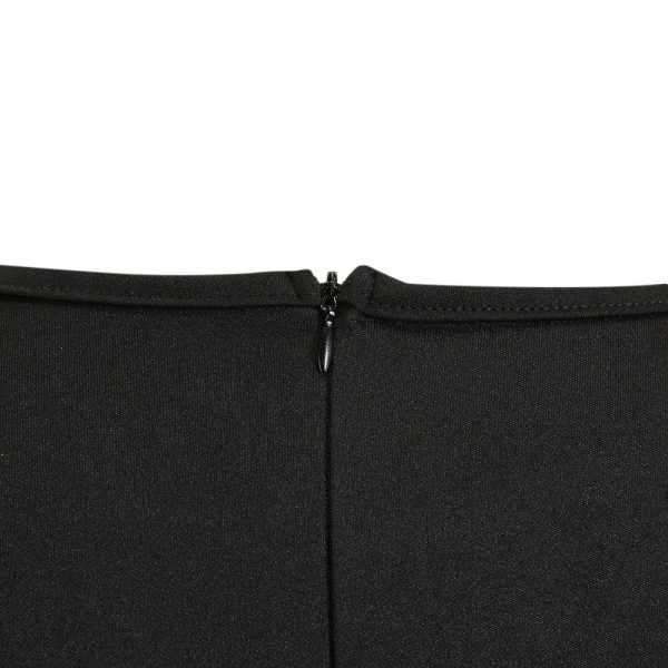 Christmas Style Vintage Dress Round Collar Long Sleeve - Image 5