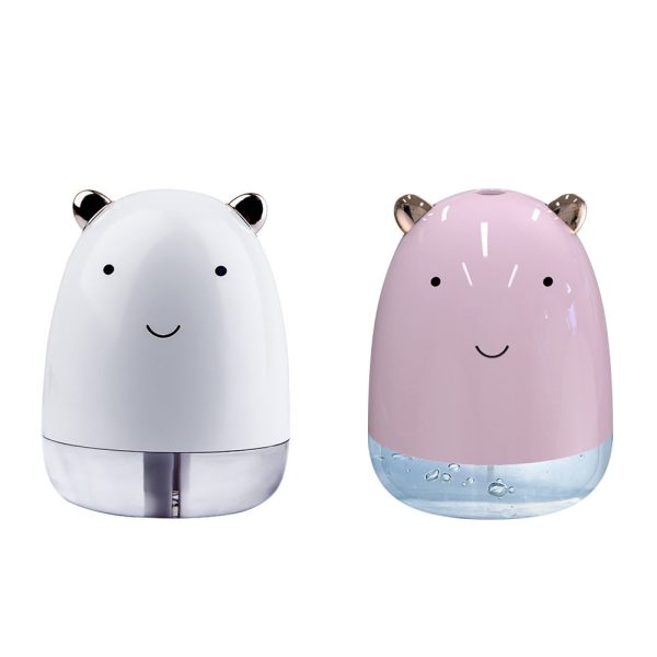 220ml Cute Bear Air Humidifier with Colorful LED Light - Image 4