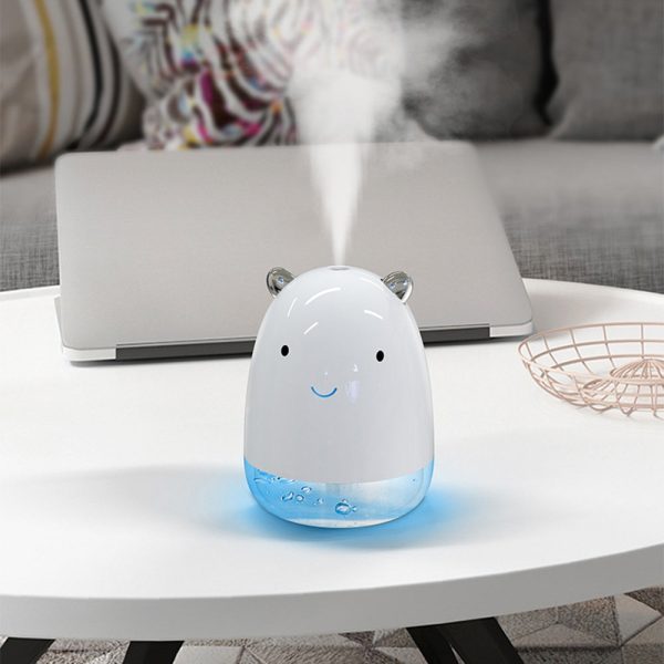 220ml Cute Bear Air Humidifier with Colorful LED Light - Image 3