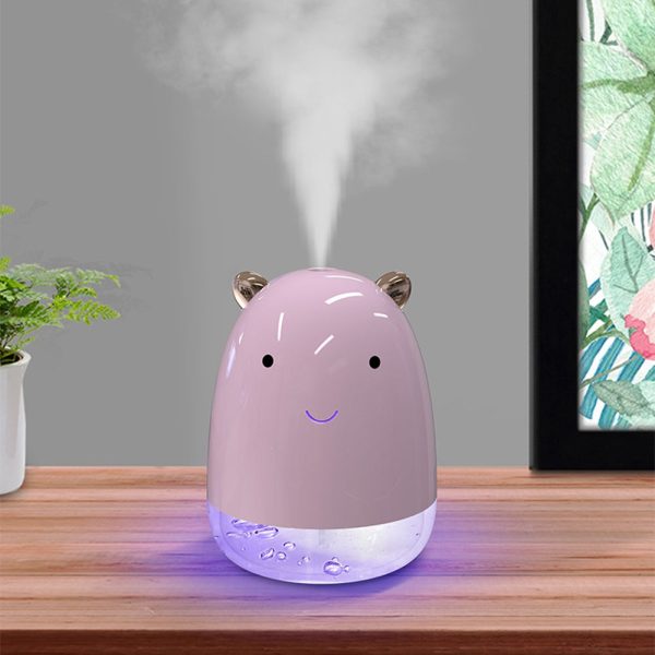 220ml Cute Bear Air Humidifier with Colorful LED Light - Image 11