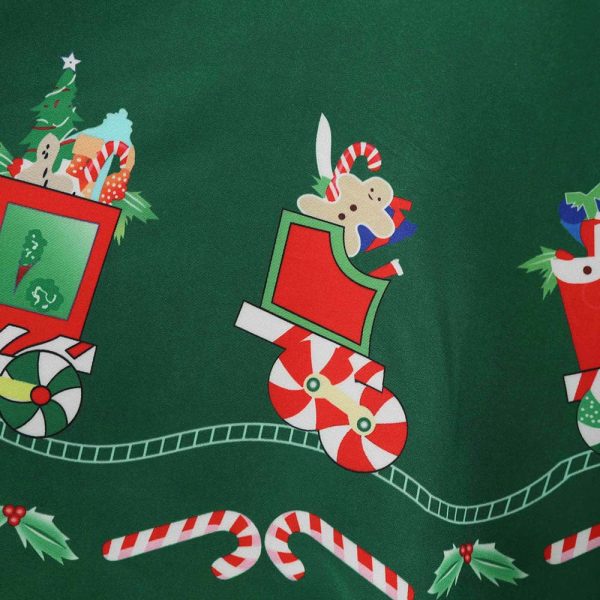 Christmas Print Vintage Dress for Women - Image 13