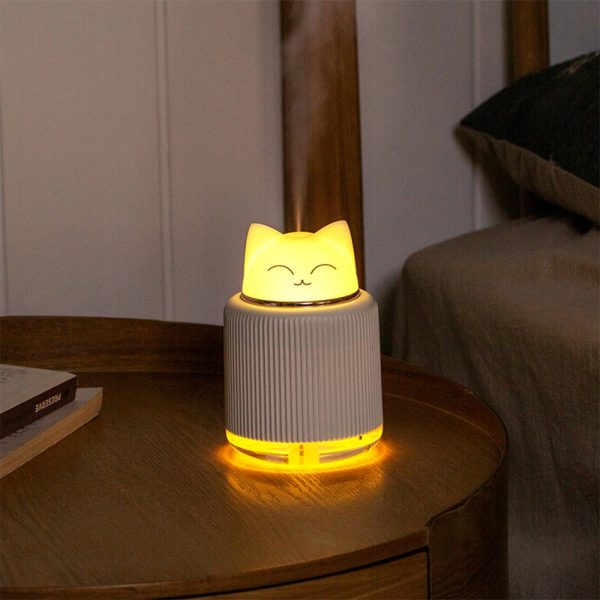 300ml Cartoon Air Humidifier with 2 Colors Mood Light - Image 2