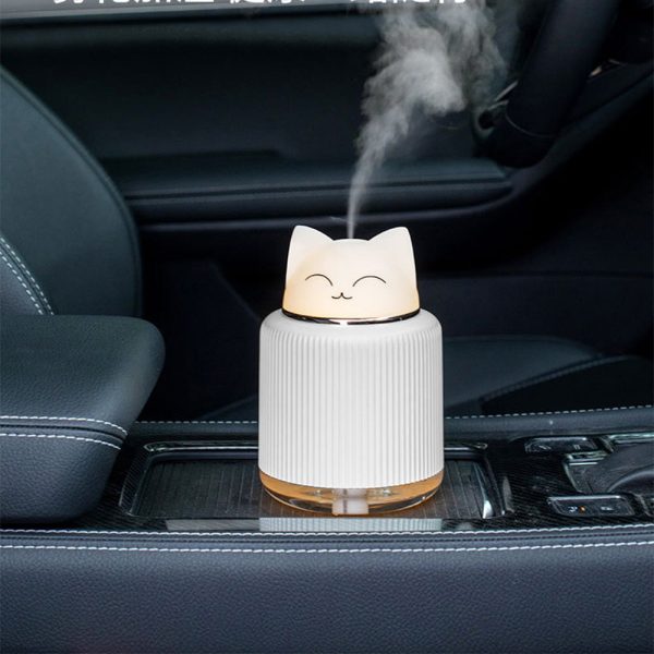 300ml Cartoon Air Humidifier with 2 Colors Mood Light - Image 3