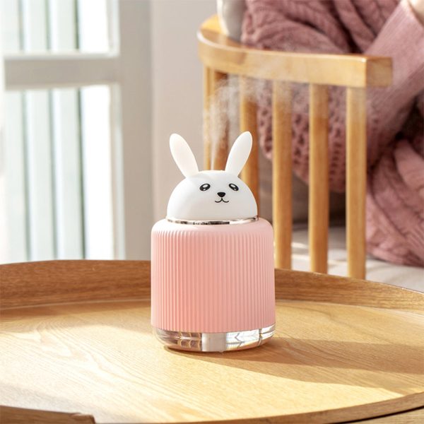 300ml Cartoon Air Humidifier with 2 Colors Mood Light - Image 11