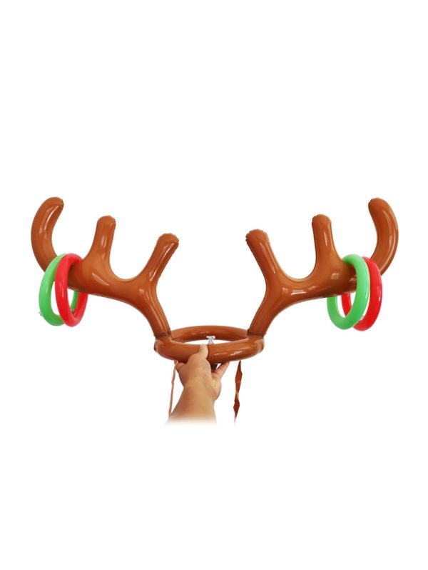 Christmas Party Accessories Inflatable Antler Hat Balloon - Image 2