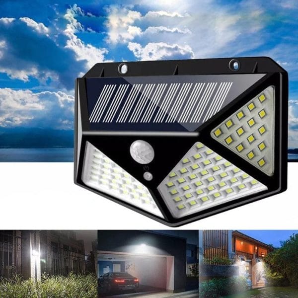 100 LED Solar Powered Garden Lamp - Image 2