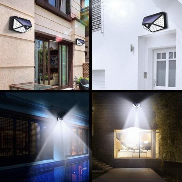 100 LED Solar Powered Garden Lamp - Image 7