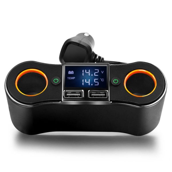 Car Charger 2 USB Output Cigarette Lighter - Image 2