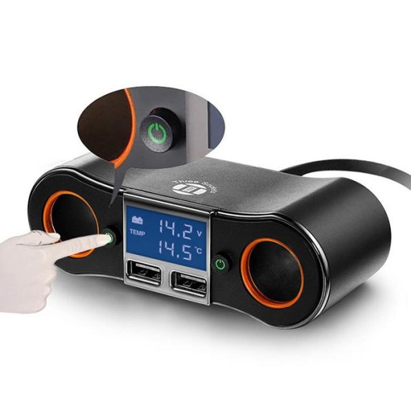 Car Charger 2 USB Output Cigarette Lighter - Image 6