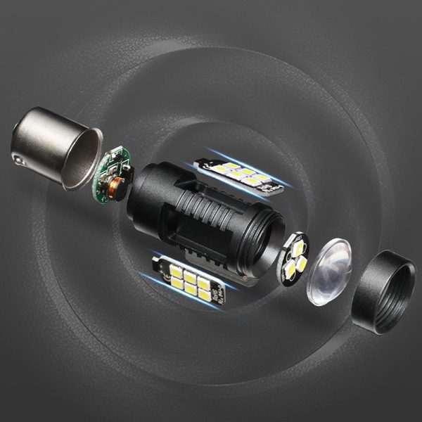 2PCS 1156 BA15S Car LED Light Bulb for Reverse Fog Signal Turn Lamp - Image 16