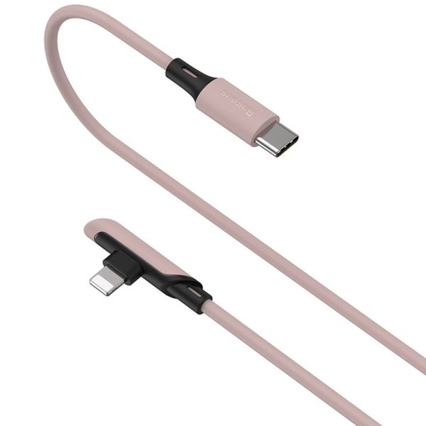 Baseus Elbow Type-C to 8 Pin Data Transmission Line Charging Cable 1.2m - Image 2