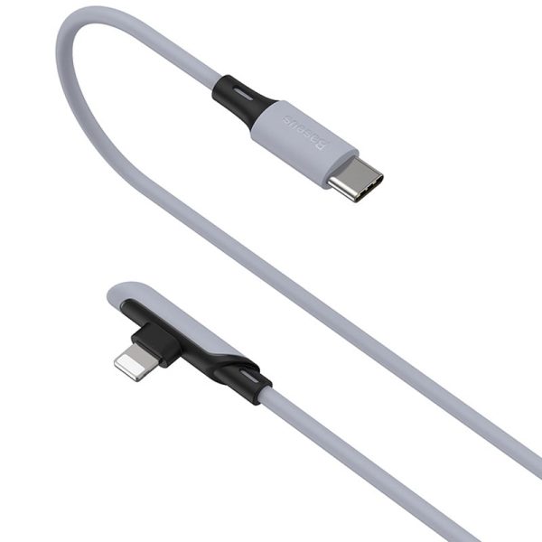 Baseus Elbow Type-C to 8 Pin Data Transmission Line Charging Cable 1.2m - Image 12