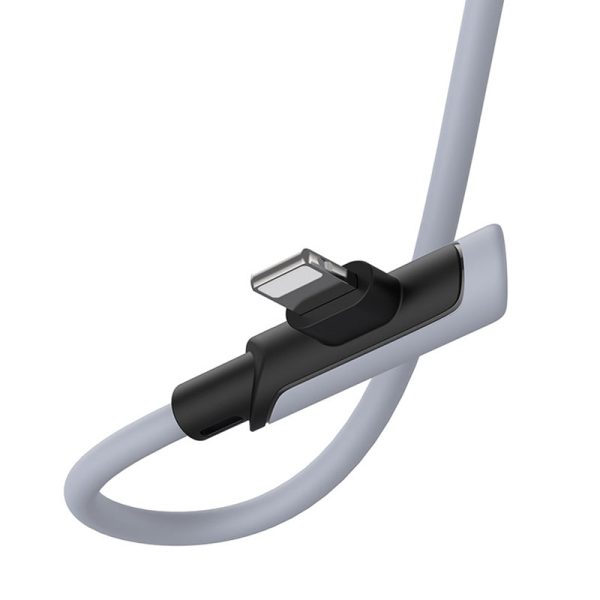 Baseus Elbow Type-C to 8 Pin Data Transmission Line Charging Cable 1.2m - Image 14