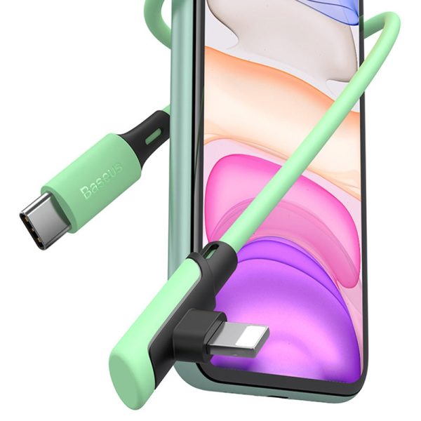 Baseus Elbow Type-C to 8 Pin Data Transmission Line Charging Cable 1.2m - Image 20
