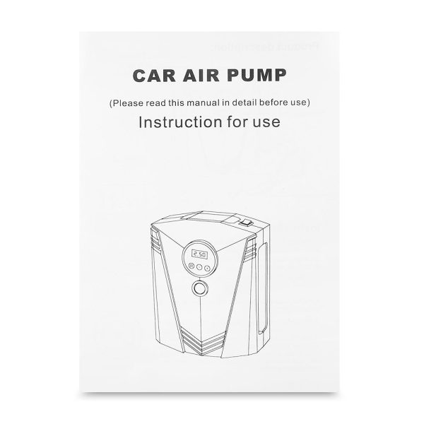 DC 12V 120W Portable Car Air Pump Clear Pressure Gauge LED Emergency Light for Kinds of Vehicles - Image 14