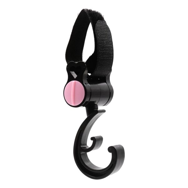 2PCS 360-degree Rotatable Baby Stroller Hooks High-quality Material - Image 3