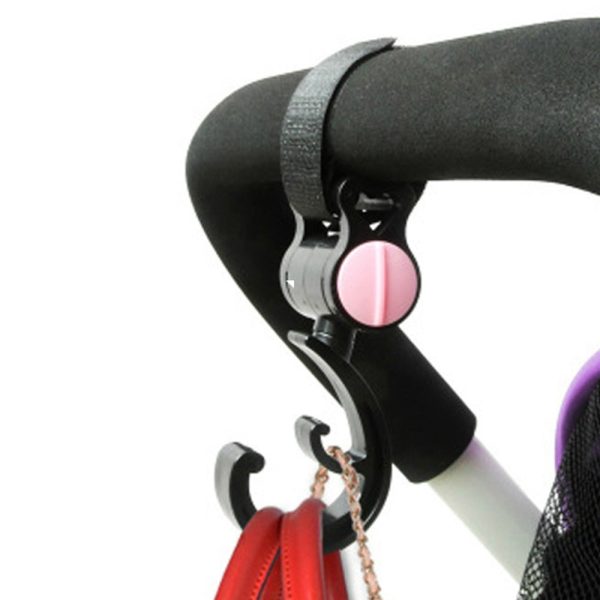 2PCS 360-degree Rotatable Baby Stroller Hooks High-quality Material - Image 5