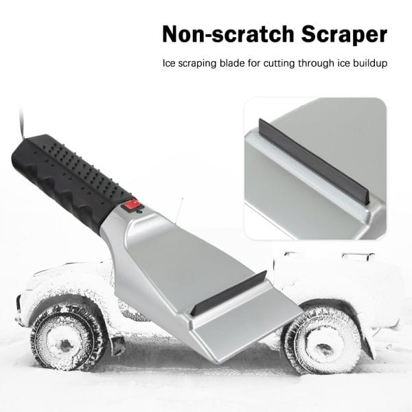 12V Heated Ice Scraper for Car Window Windscreen - Image 2
