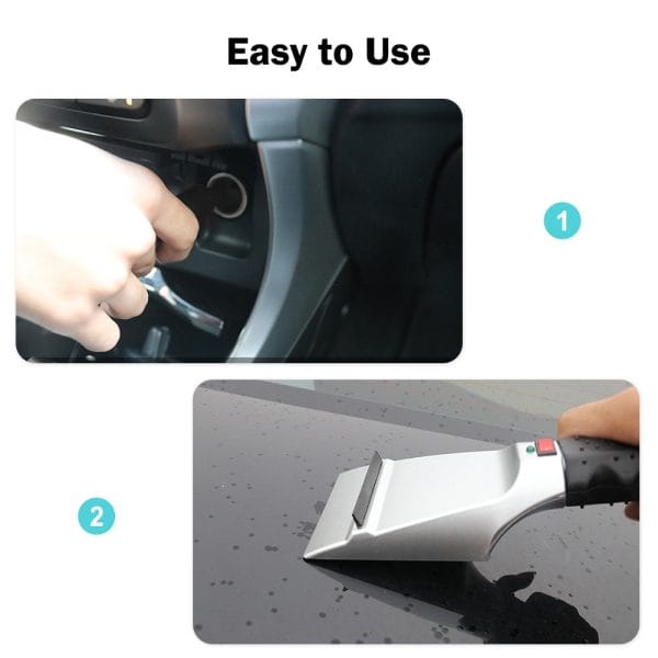 12V Heated Ice Scraper for Car Window Windscreen - Image 4