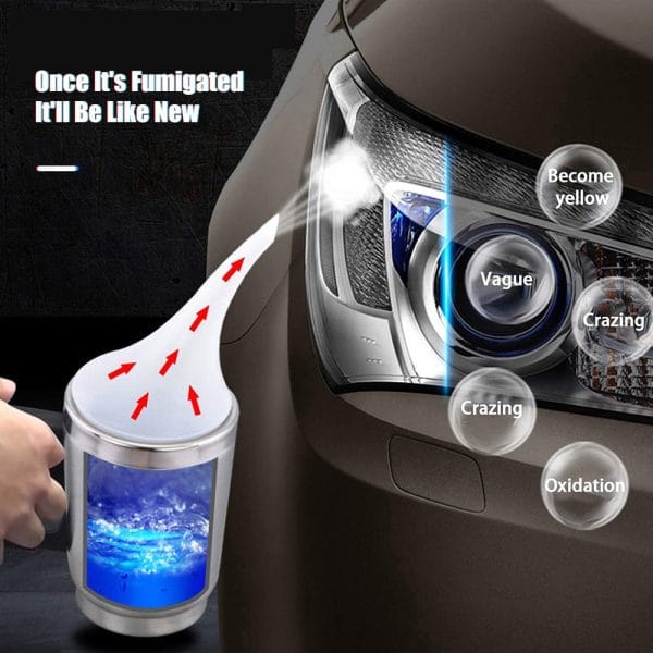 12V Headlight Restoration Kit Car Light Polishing Cleaning Renovation Tool - Image 5