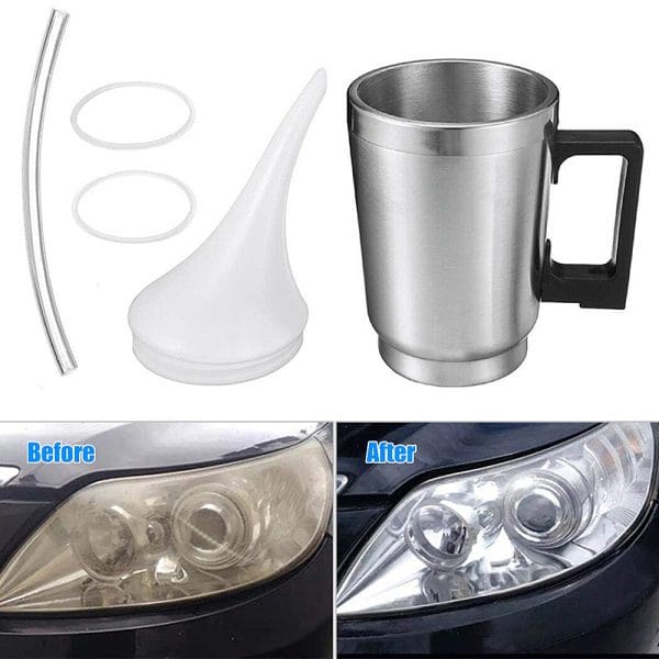 12V Headlight Restoration Kit Car Light Polishing Cleaning Renovation Tool - Image 6