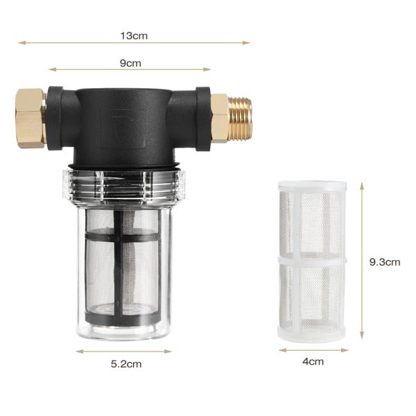3/4" Garden Hose Filter for Pressure Washer Inlet Water - Image 4