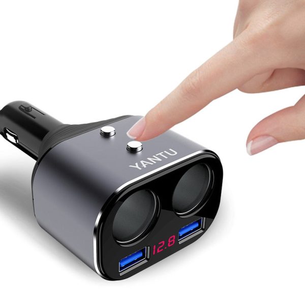 Car Cigarette Lighter USB Interface Plug Phone Quick Charger 24V - Image 3