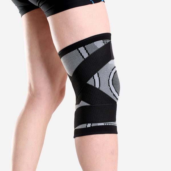 Breathable Elastic Knees Pad with Elastic Fixing Belt - Image 4