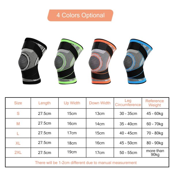 Breathable Elastic Knees Pad with Elastic Fixing Belt - Image 9