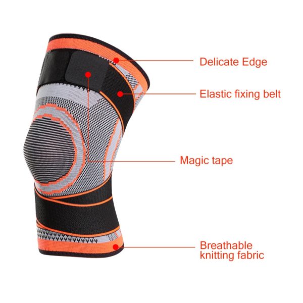 Breathable Elastic Knees Pad with Elastic Fixing Belt - Image 18