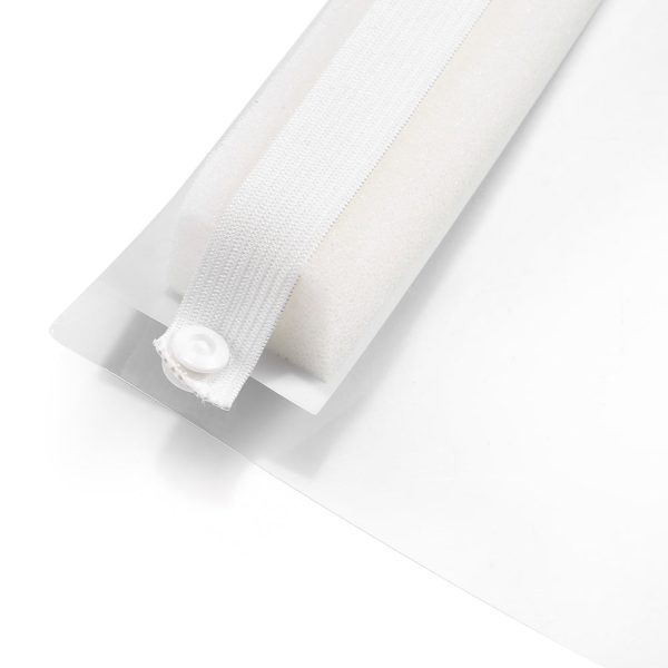 5PCS HD Transparent Face Shield Soft Latex Foam Elastic Headband Protection for Spit Dust Fog Pollen - Image 4