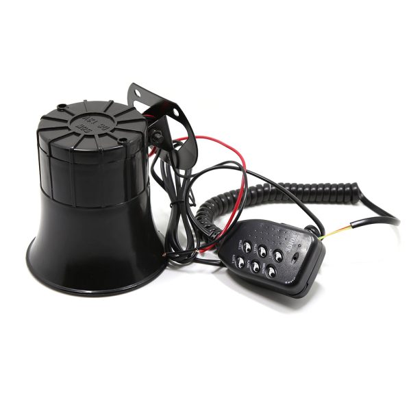 DC 12V Six-tone Megaphone Speaker 110dB Vehicle Horn Adjustable Volume - Image 3