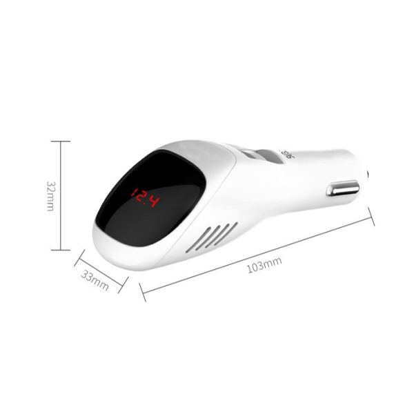 Car Multifunctional Anion Air Purifier Phone Charger Two USB Display - Image 8