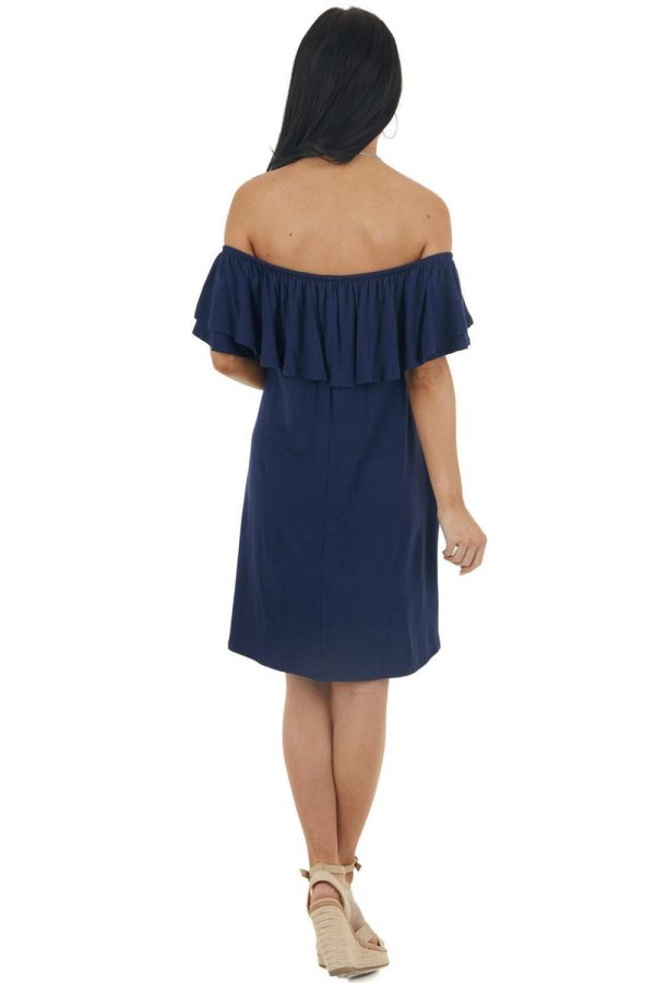 2022 Women's Sexy Off-shoulder Short Sleeve dress summer casual ladies dress coldker - Image 4