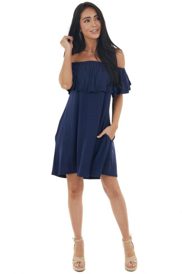 2022 Women's Sexy Off-shoulder Short Sleeve dress summer casual ladies dress coldker - Image 10