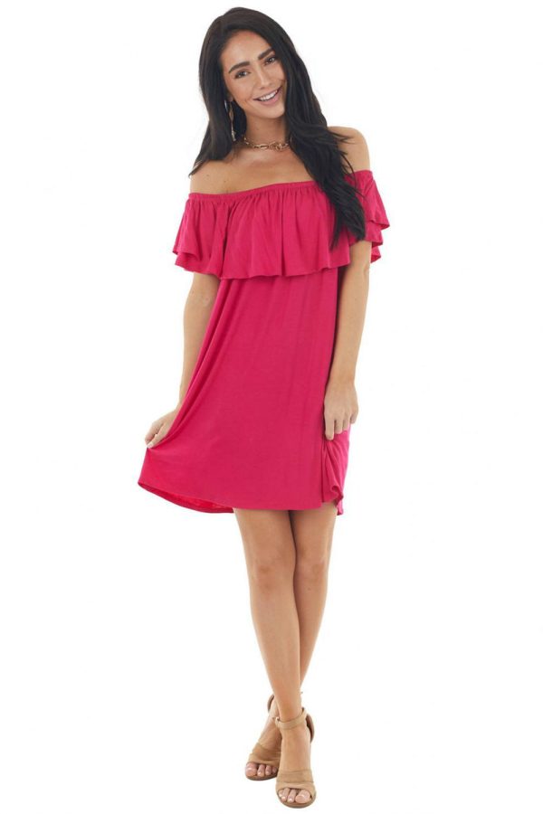 2022 Women's Sexy Off-shoulder Short Sleeve dress summer casual ladies dress coldker - Image 8