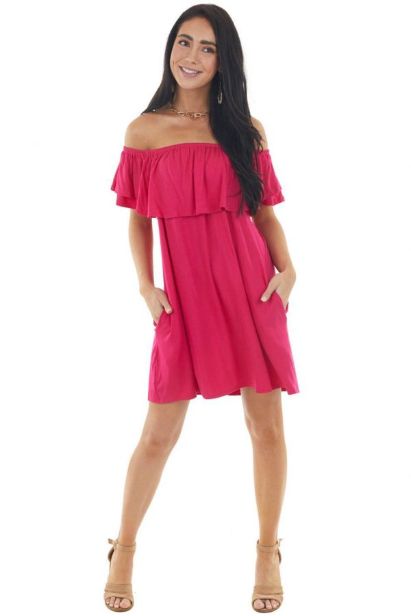 2022 Women's Sexy Off-shoulder Short Sleeve dress summer casual ladies dress coldker - Image 6